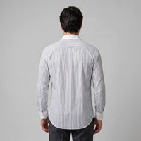 Herren Streifenhemd Slim Fit mit Umschlagmanschette | Hilmar