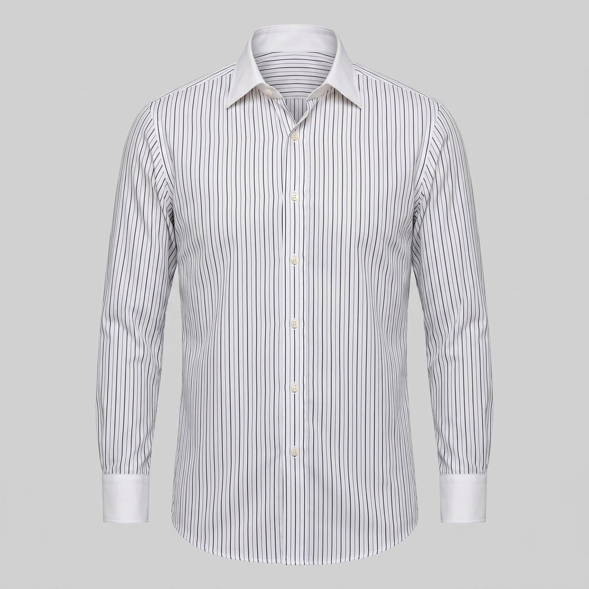 Herren Streifenhemd Slim Fit mit Umschlagmanschette | Hilmar_5