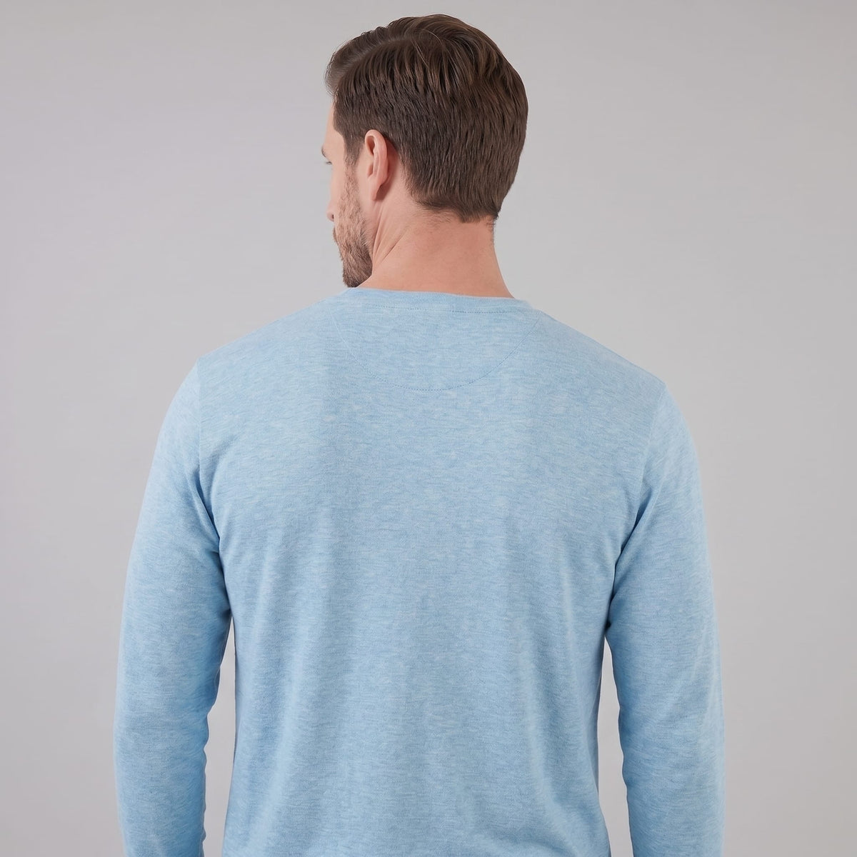 Herren Langarmshirt mit Rundhalsausschnitt | Hjalmar_13