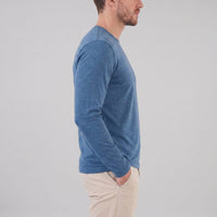 Herren Langarmshirt mit Rundhalsausschnitt | Hjalmar