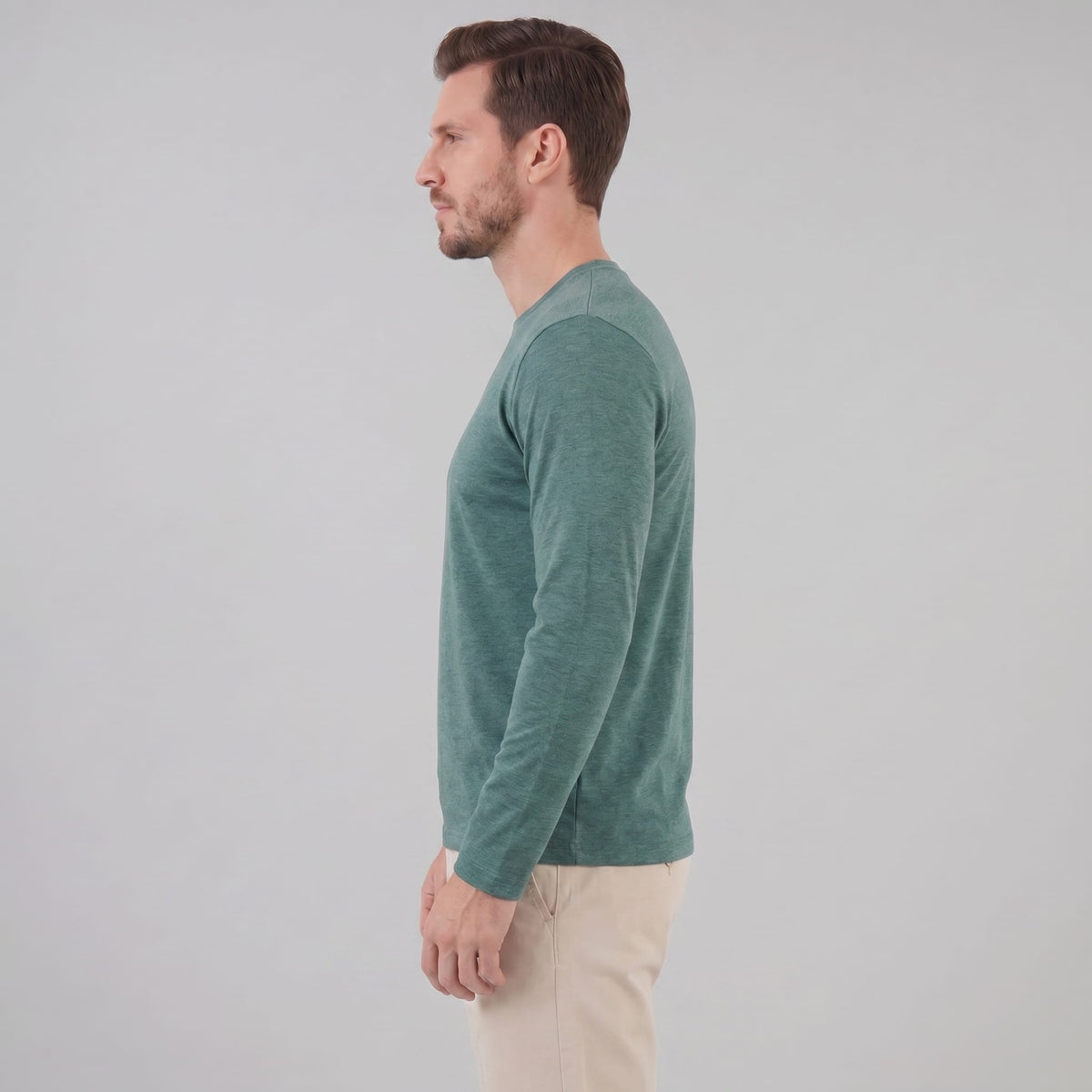 Herren Langarmshirt mit Rundhalsausschnitt | Hjalmar_28