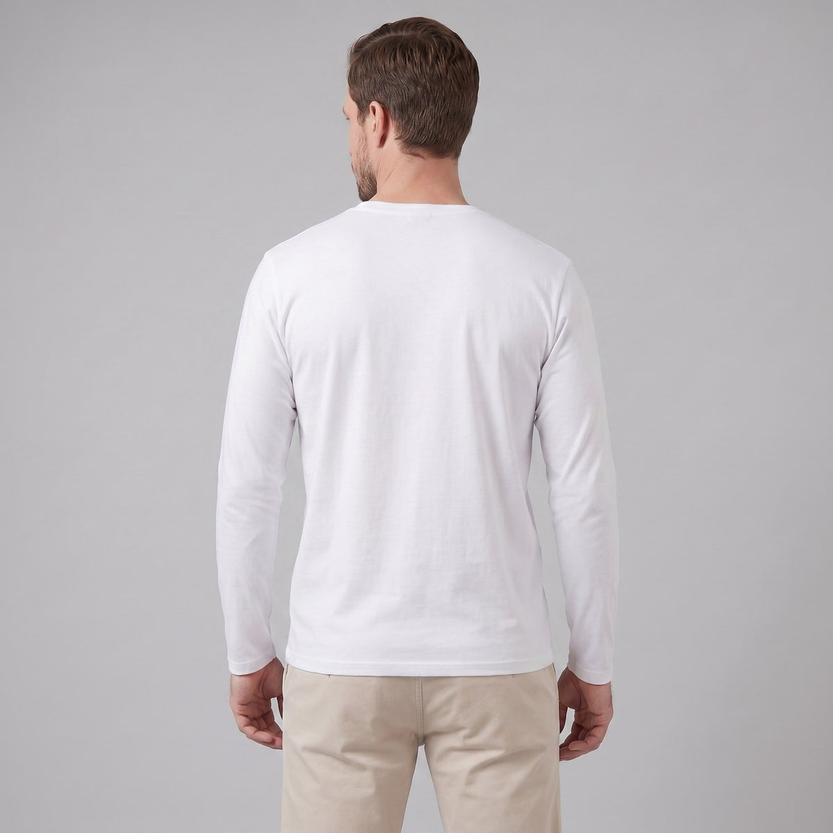Herren Langarmshirt mit Rundhalsausschnitt | Hjalmar_32