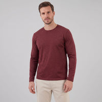 Herren Langarmshirt mit Rundhalsausschnitt | Hjalmar