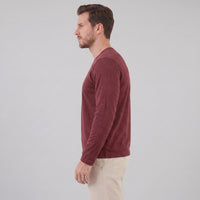 Herren Langarmshirt mit Rundhalsausschnitt | Hjalmar