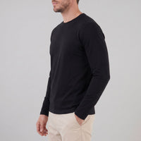 Herren Langarmshirt mit Rundhalsausschnitt | Hjalmar