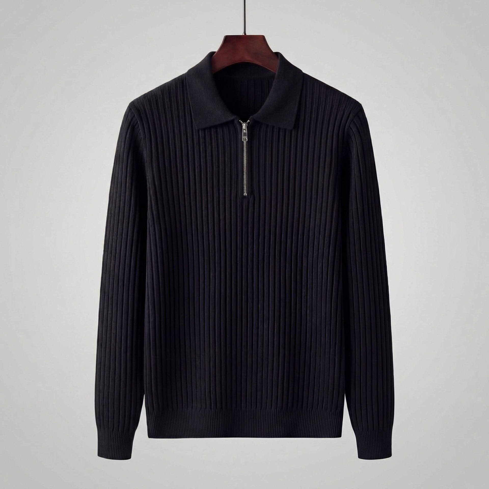 Herren Strickpullover mit Reißverschluss | Silvester