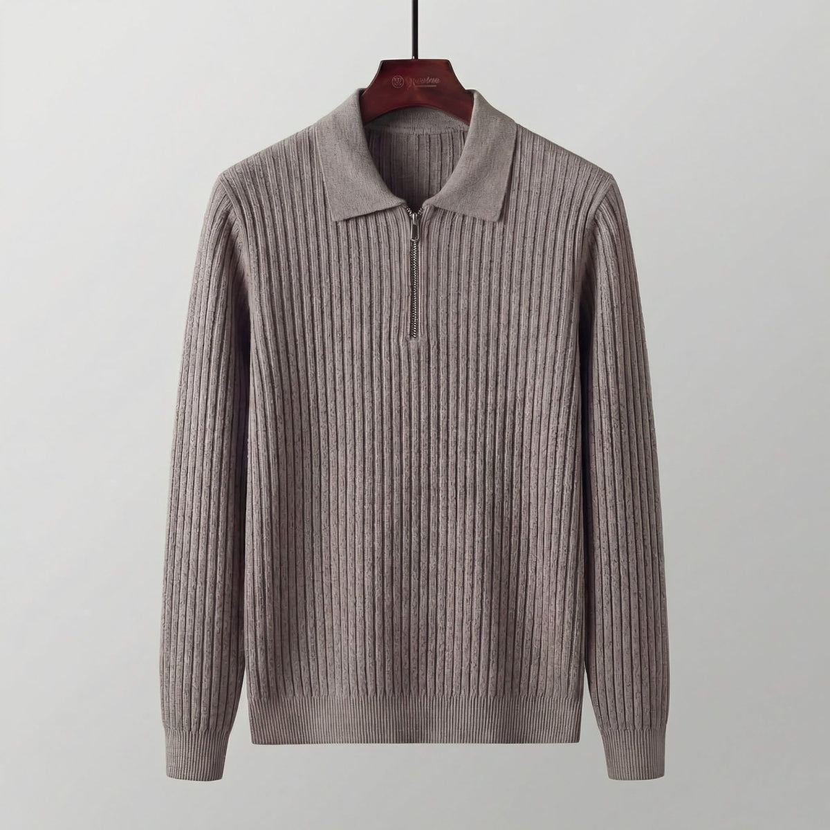 Herren Strickpullover mit Reißverschluss | Silvester_8