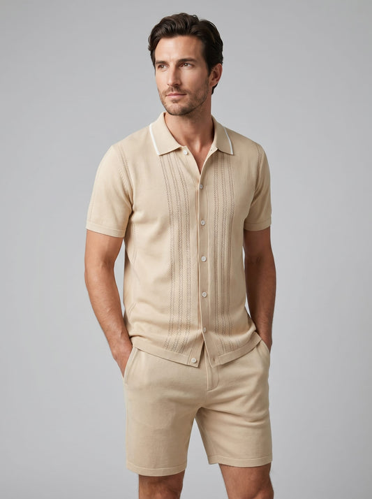 Herren Strickset mit Polokragen | Bruno_1
