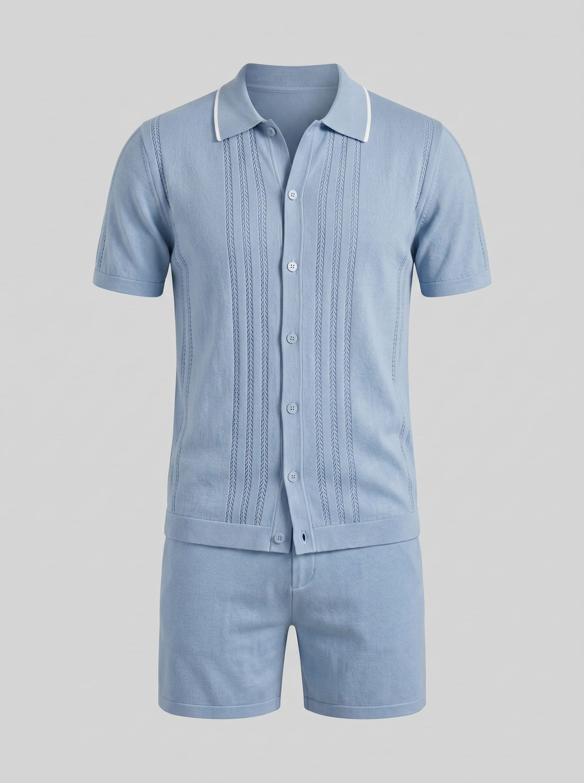 Herren Strickset mit Polokragen | Bruno