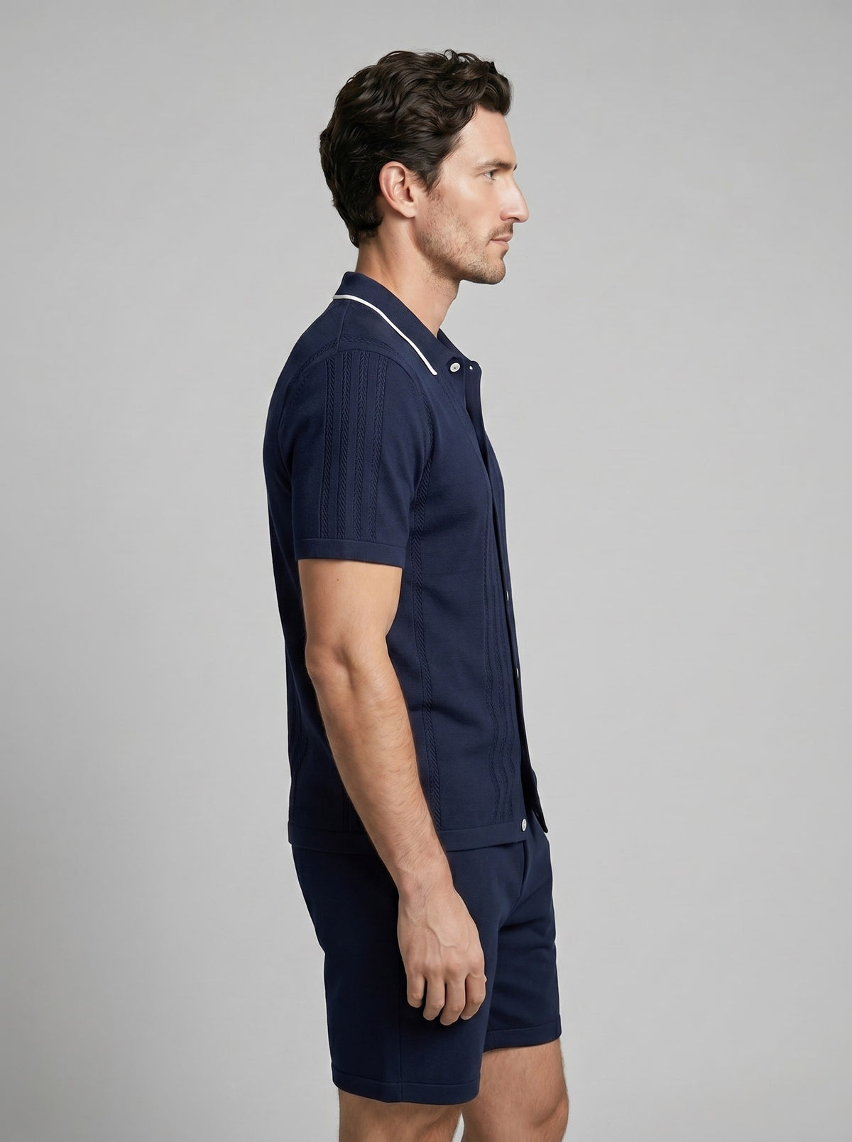 Herren Strickset mit Polokragen | Bruno