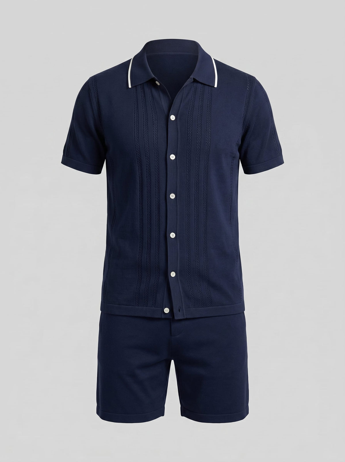 Herren Strickset mit Polokragen | Bruno_15