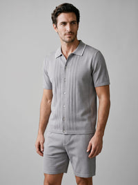 Herren Strickset mit Polokragen | Bruno