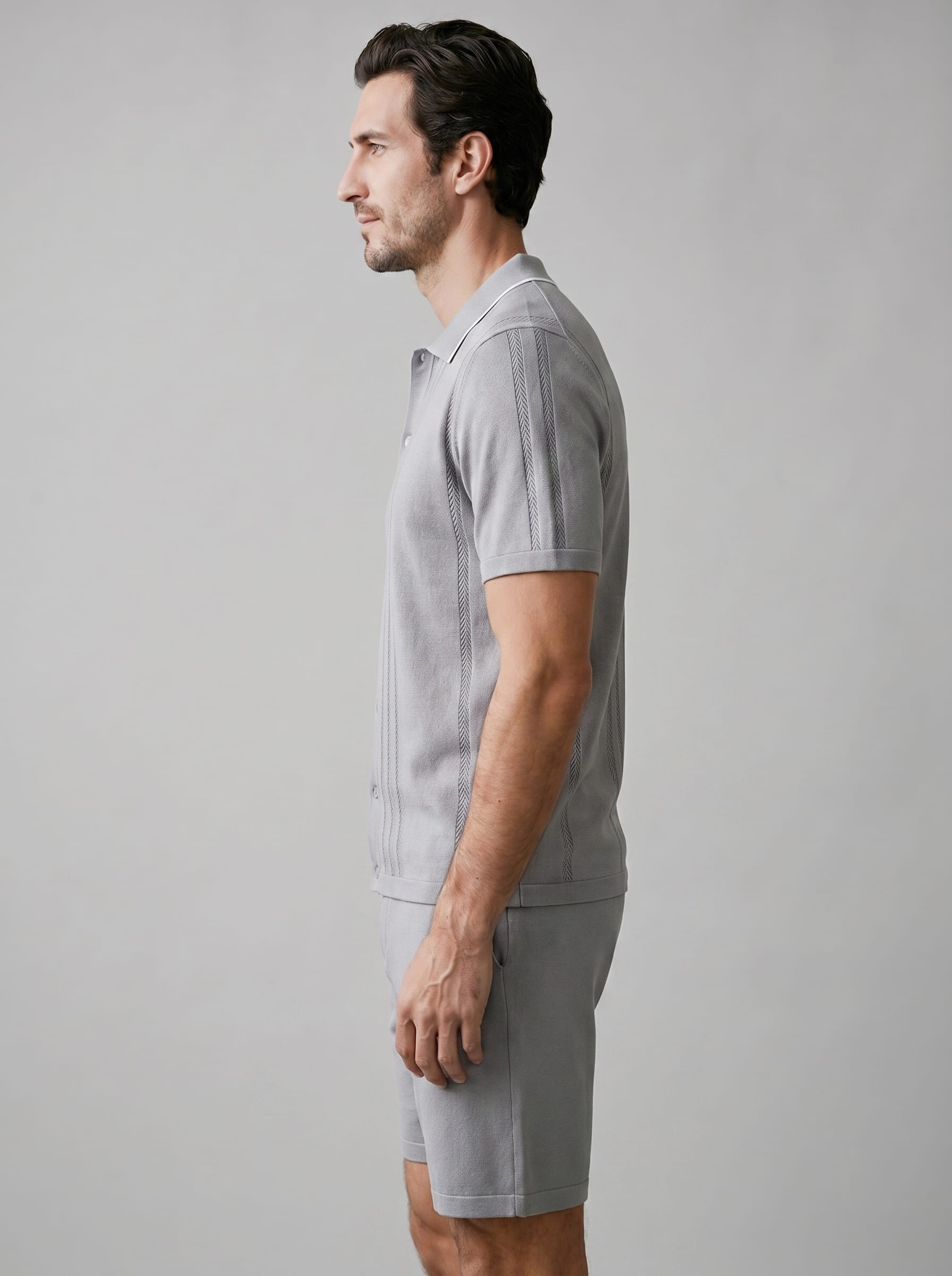 Herren Strickset mit Polokragen | Bruno