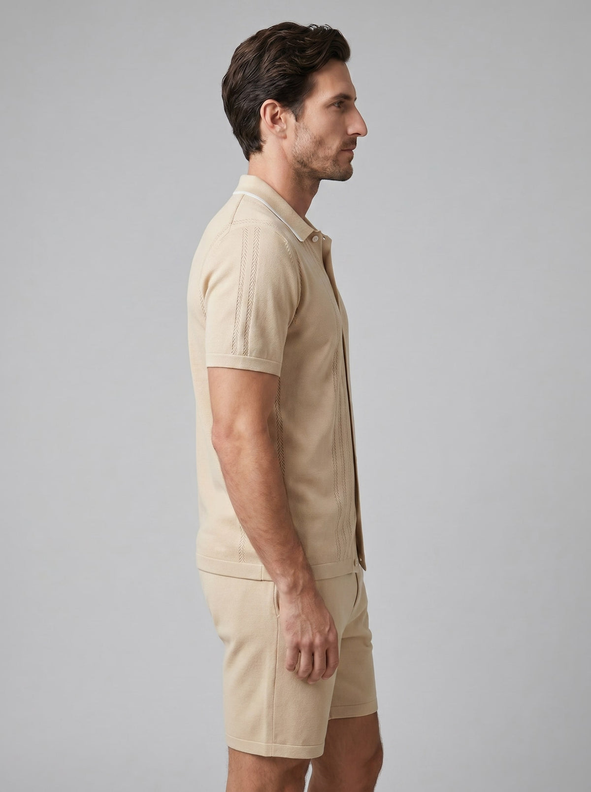 Herren Strickset mit Polokragen | Bruno