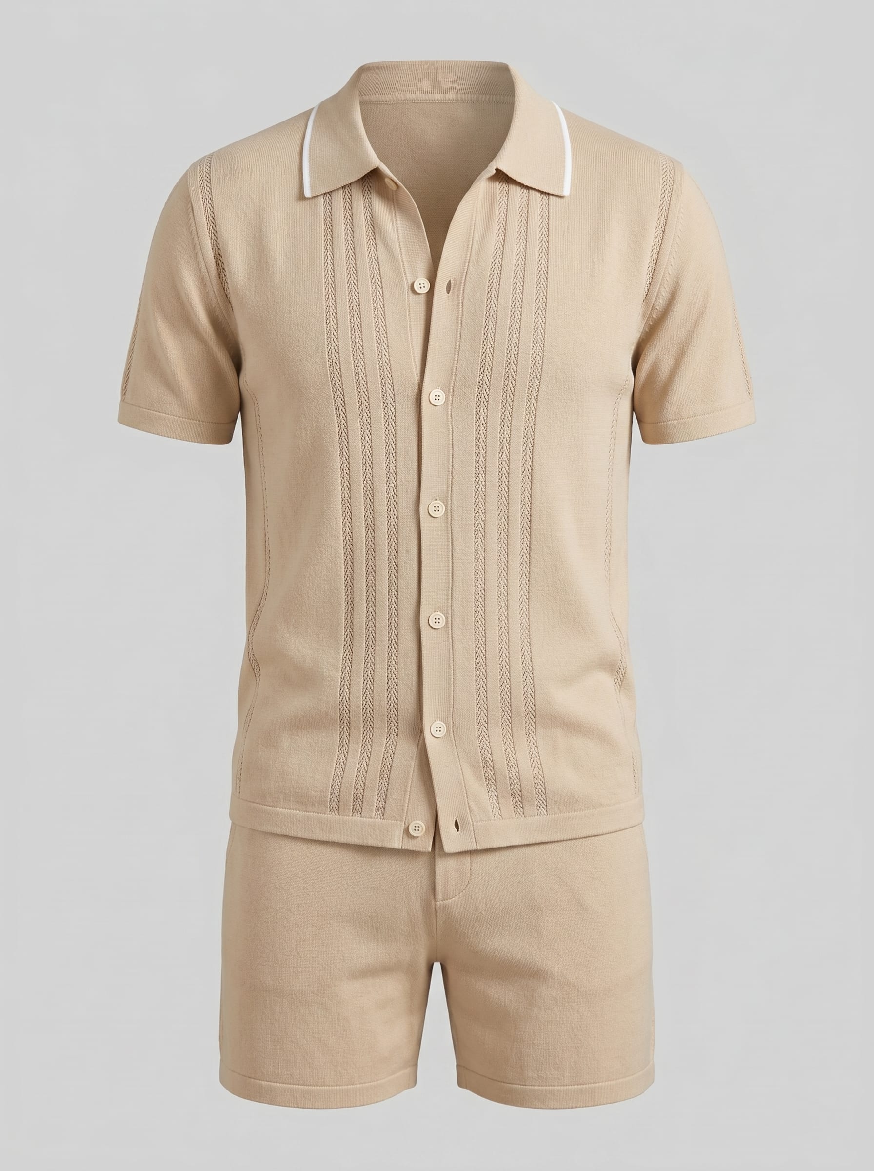 Herren Strickset mit Polokragen | Bruno