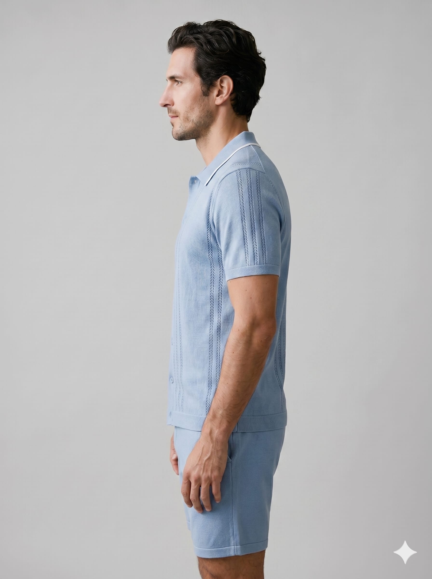 Herren Strickset mit Polokragen | Bruno