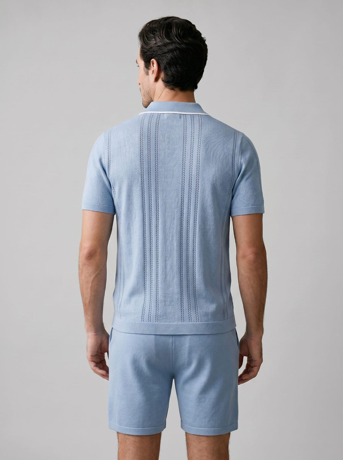 Herren Strickset mit Polokragen | Bruno_8