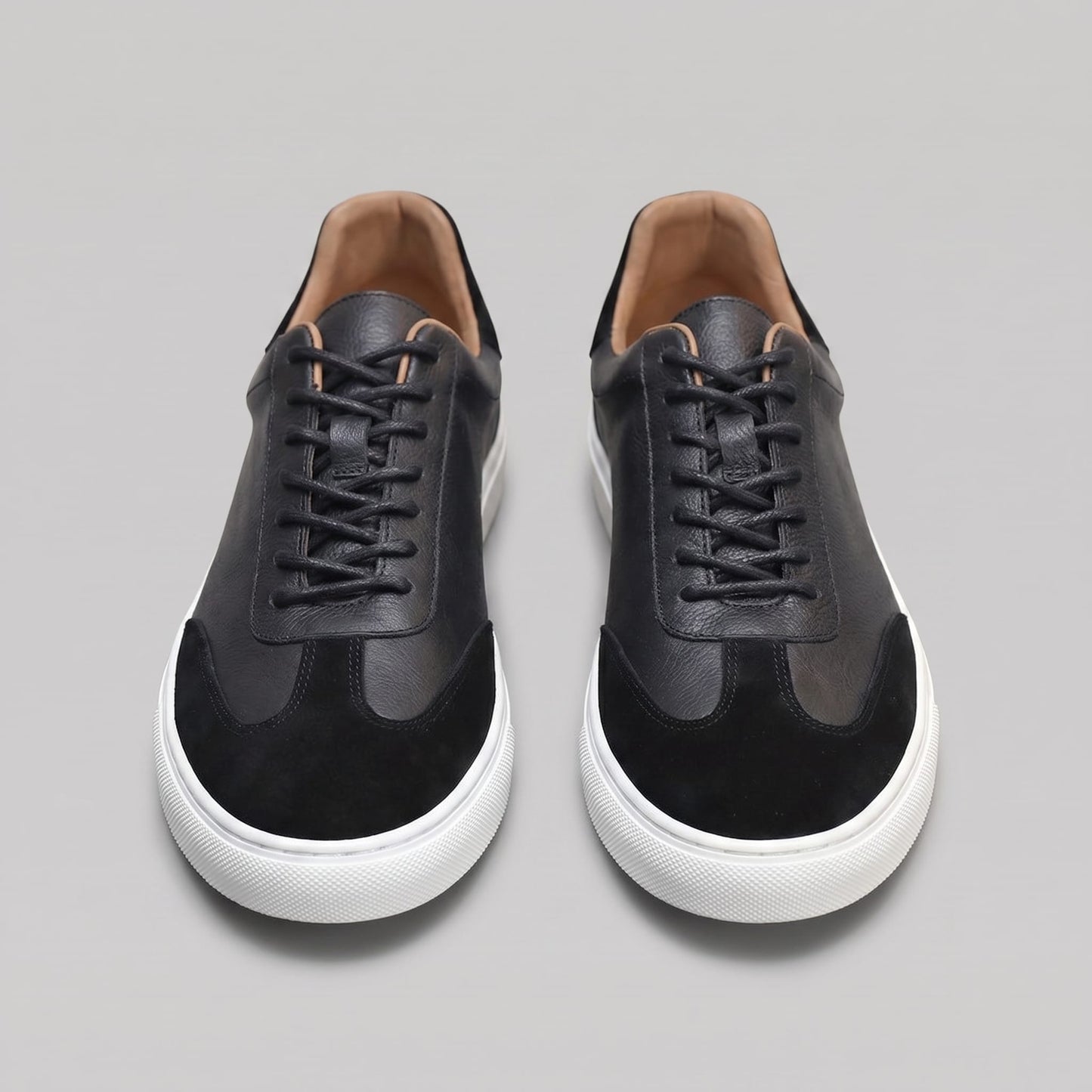 Herren Ledersneaker mit Wildlederkappe | Meinolf_15