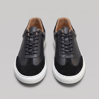 Herren Ledersneaker mit Wildlederkappe | Meinolf