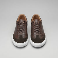 Herren Ledersneaker mit Wildlederkappe | Meinolf