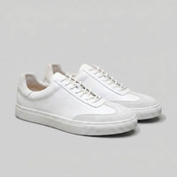 Herren Ledersneaker mit Wildlederkappe | Meinolf