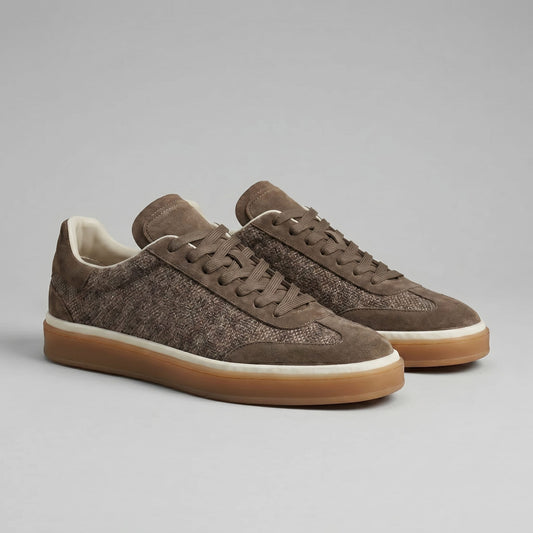 Herren Wollsneaker mit Wildlederbesatz | Fritz_1