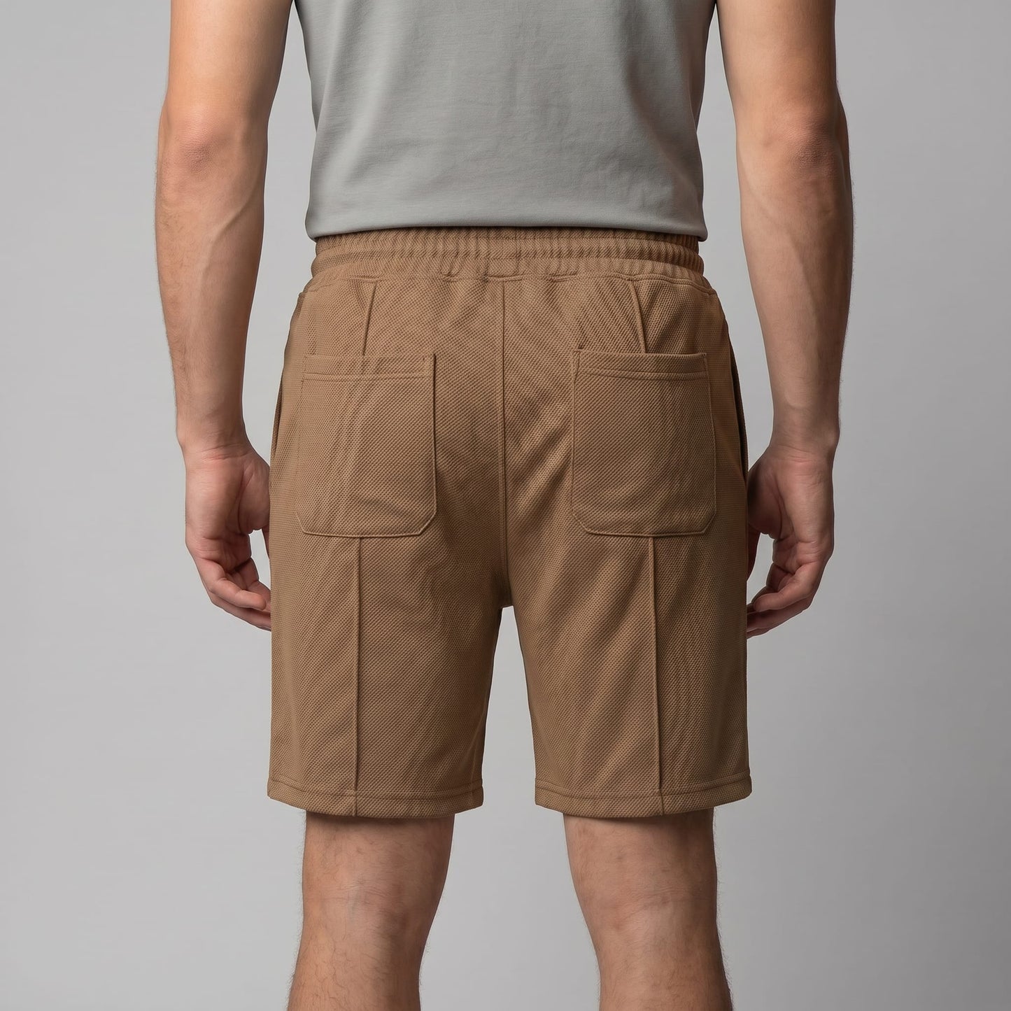 Herren Mesh-Shorts mit Bügelfalte | Caspar_10