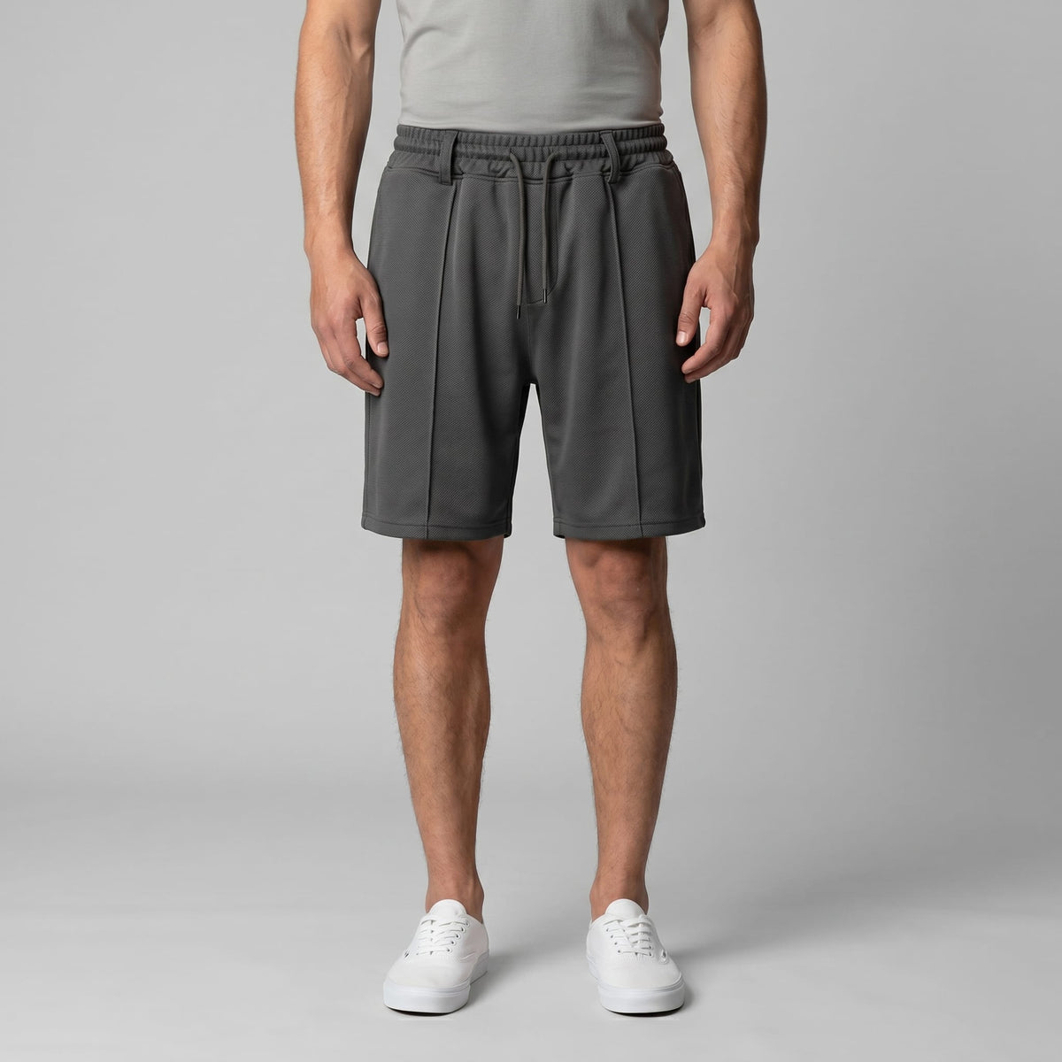 Herren Mesh-Shorts mit Bügelfalte | Caspar
