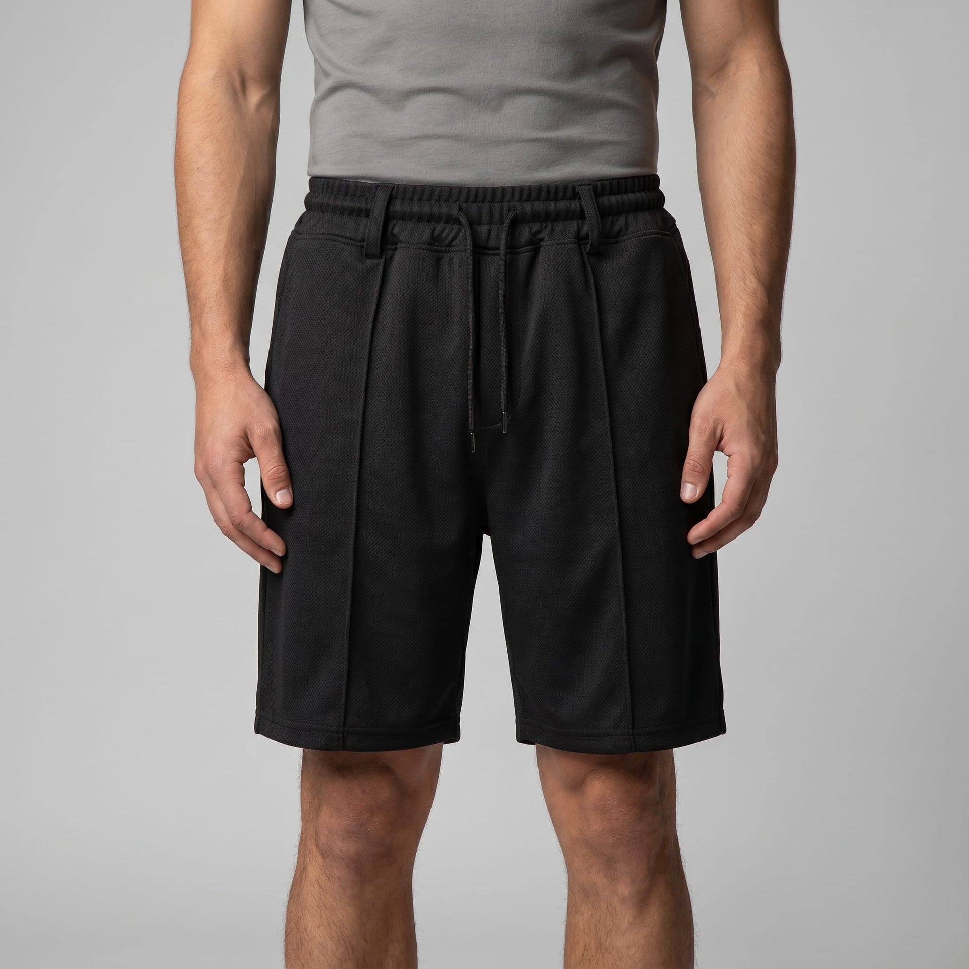 Herren Mesh-Shorts mit Bügelfalte | Caspar