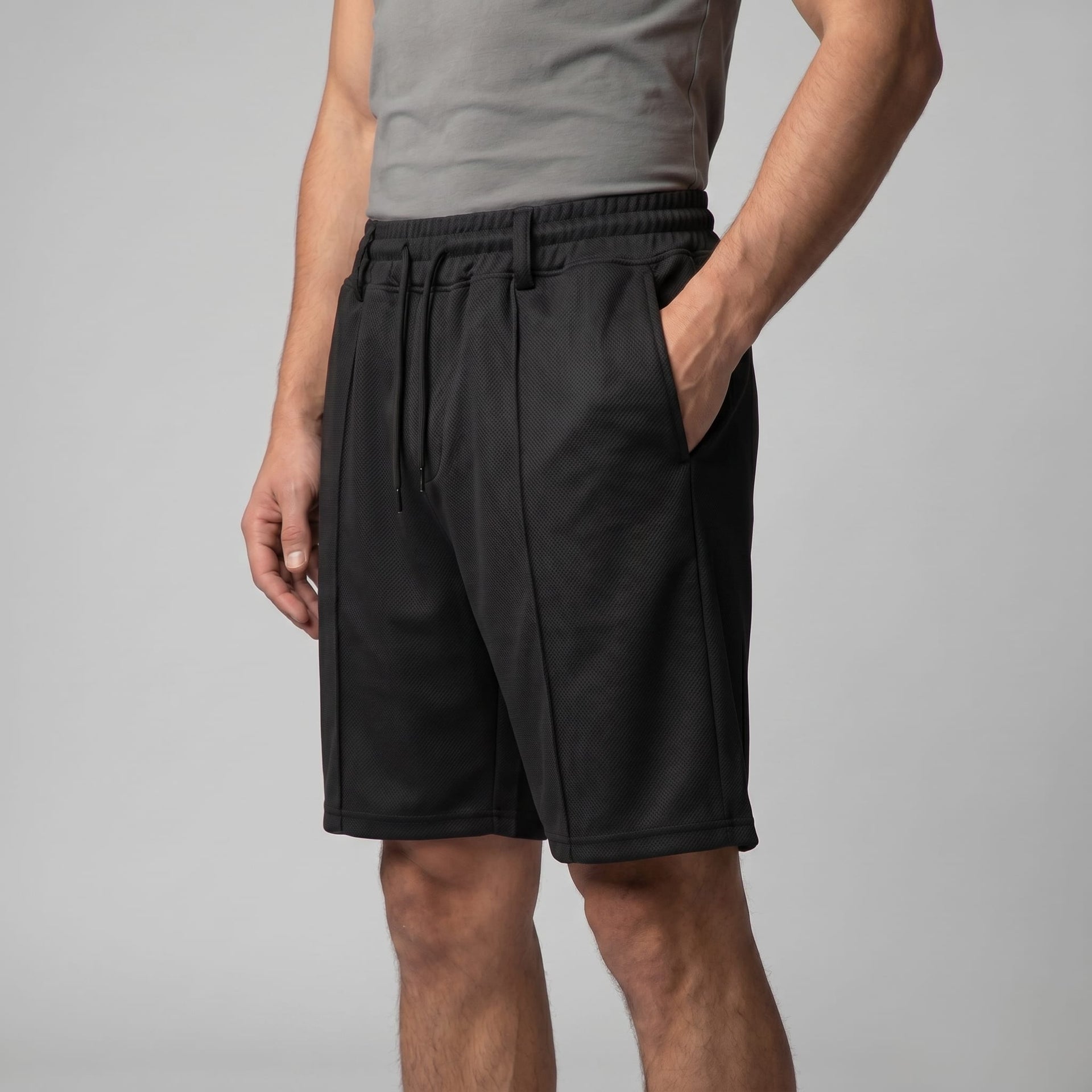 Herren Mesh-Shorts mit Bügelfalte | Caspar