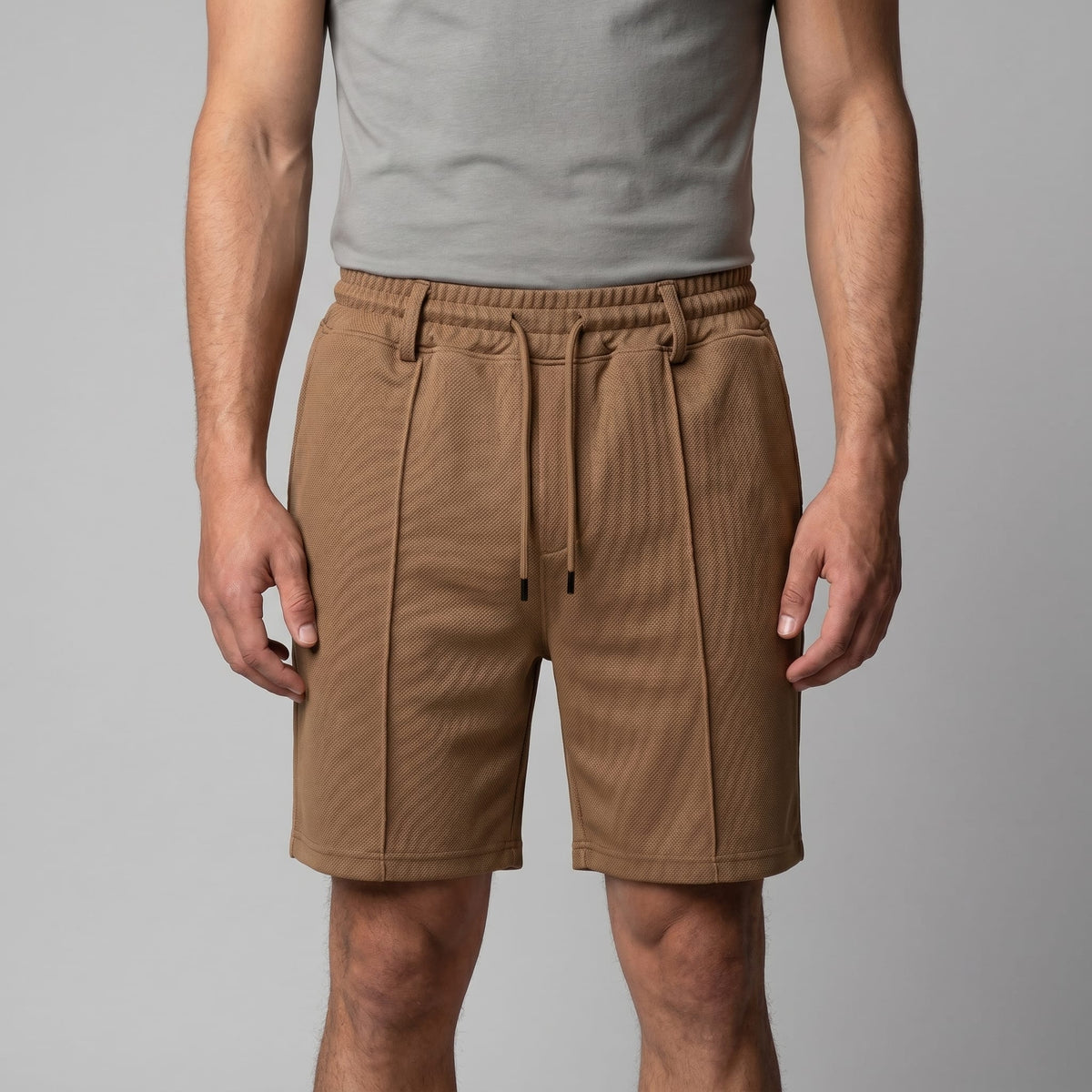 Herren Mesh-Shorts mit Bügelfalte | Caspar