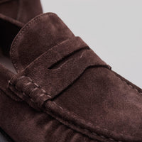 Herren Mikrofaser-Loafer in Wildlederoptik | Hubertus