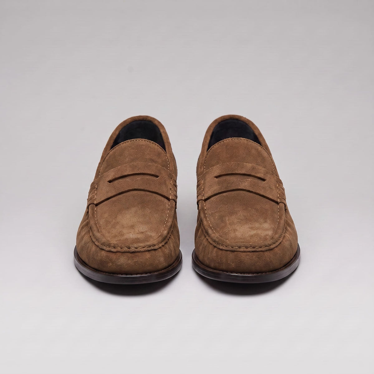 Herren Mikrofaser-Loafer in Wildlederoptik | Hubertus