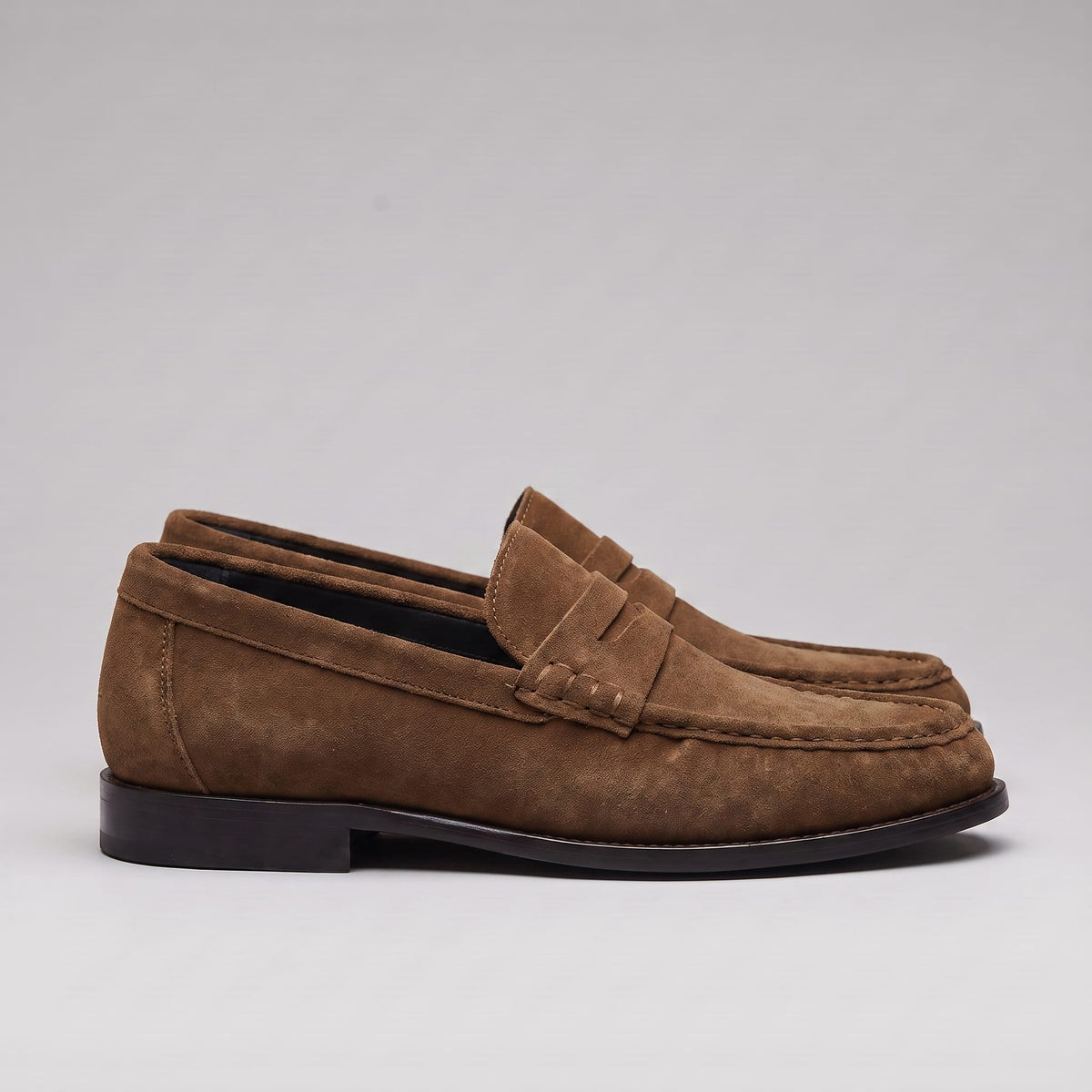 Herren Mikrofaser-Loafer in Wildlederoptik | Hubertus_4