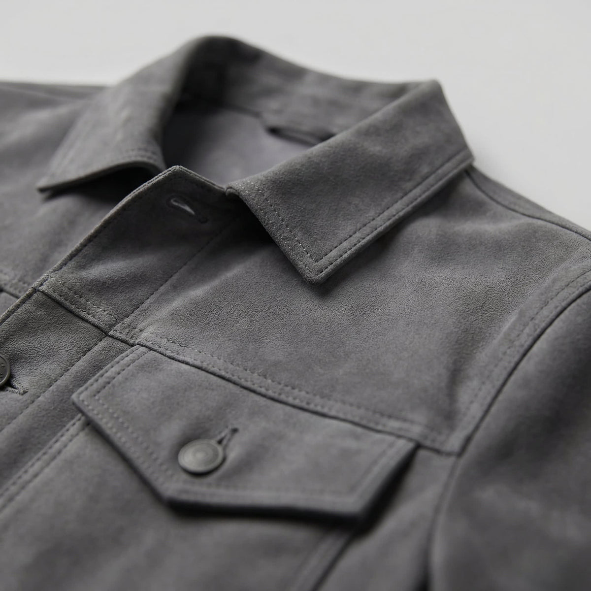 Herren Hemdjacke in Wildlederoptik mit Brusttaschen | Erich_3