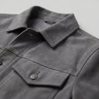 Herren Hemdjacke in Wildlederoptik mit Brusttaschen | Erich