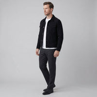 Herren Hemdjacke in Wildlederoptik mit Brusttaschen | Erich
