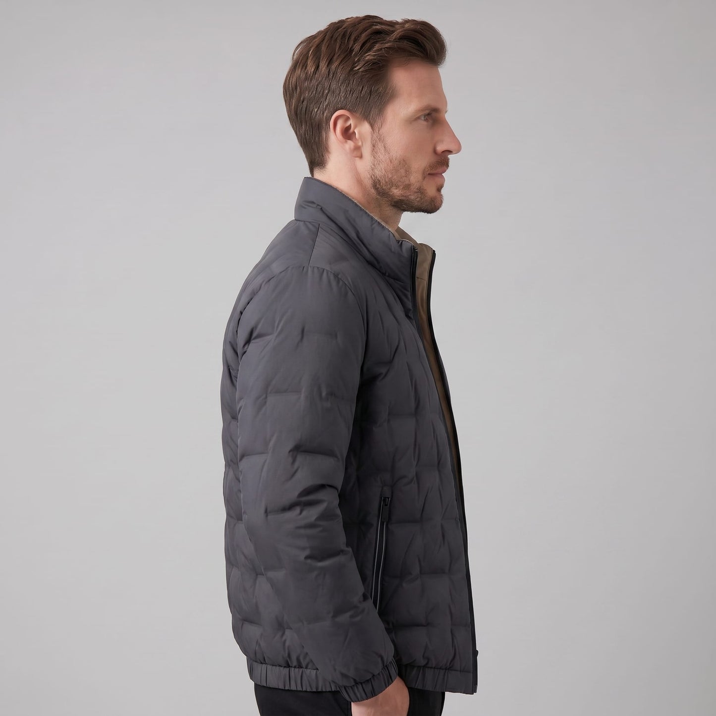 Herren Daunenjacke mit Stehkragen | Viktor_13