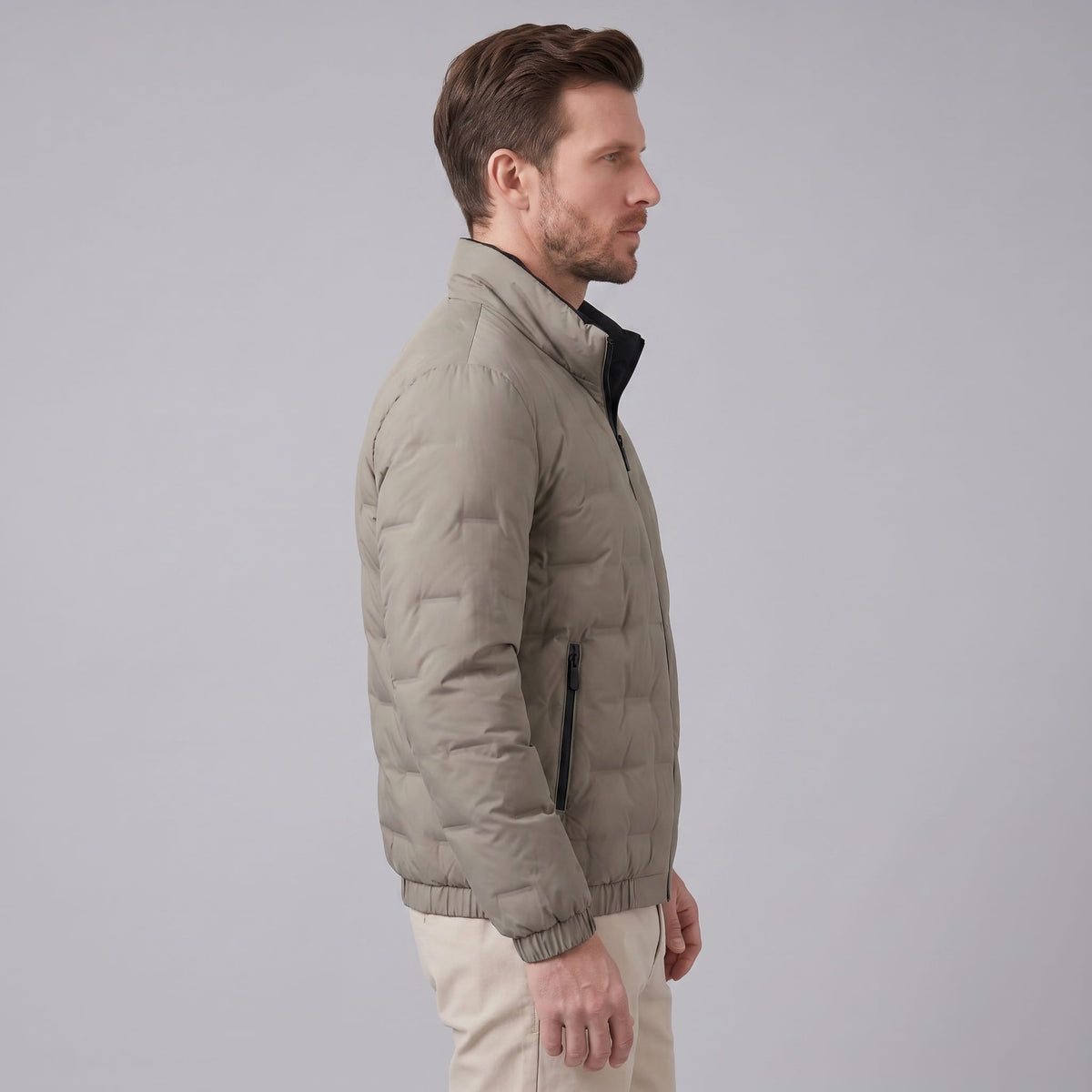 Herren Daunenjacke mit Stehkragen | Viktor