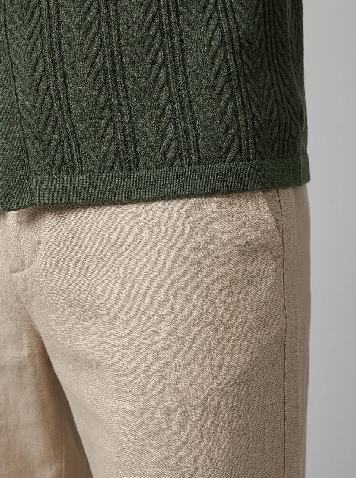 Herren Strickset mit Kubakragen und Hose | Burkhard_14
