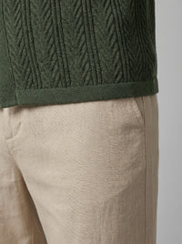 Herren Strickset mit Kubakragen und Hose | Burkhard