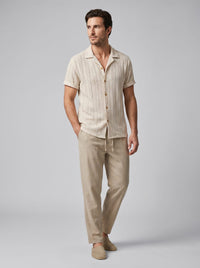 Herren Strickset mit Kubakragen und Hose | Burkhard