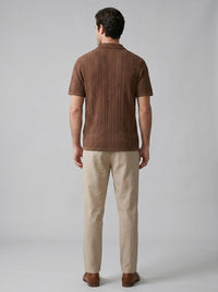 Herren Strickset mit Kubakragen und Hose | Burkhard