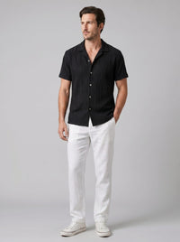 Herren Strickset mit Kubakragen und Hose | Burkhard