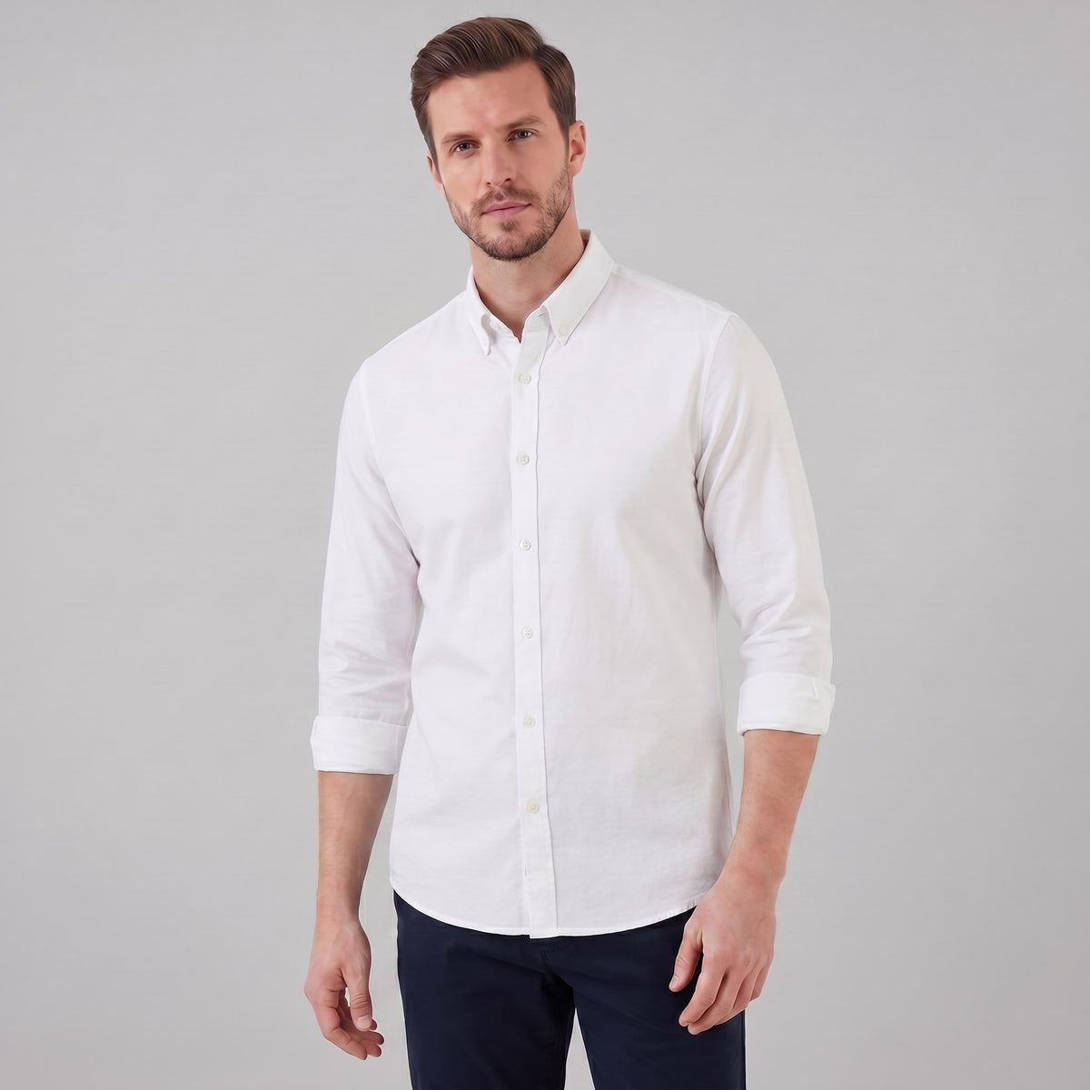 Herren Oxfordhemd Button-Down Regular Fit | Ingo_1