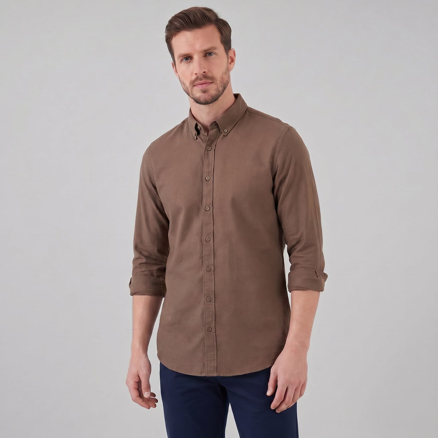 Herren Oxfordhemd Button-Down Regular Fit | Ingo_17