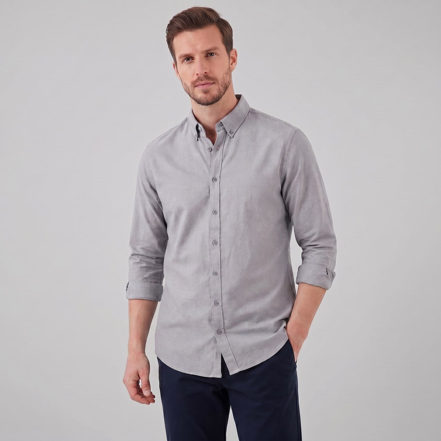 Herren Oxfordhemd Button-Down Regular Fit | Ingo_21