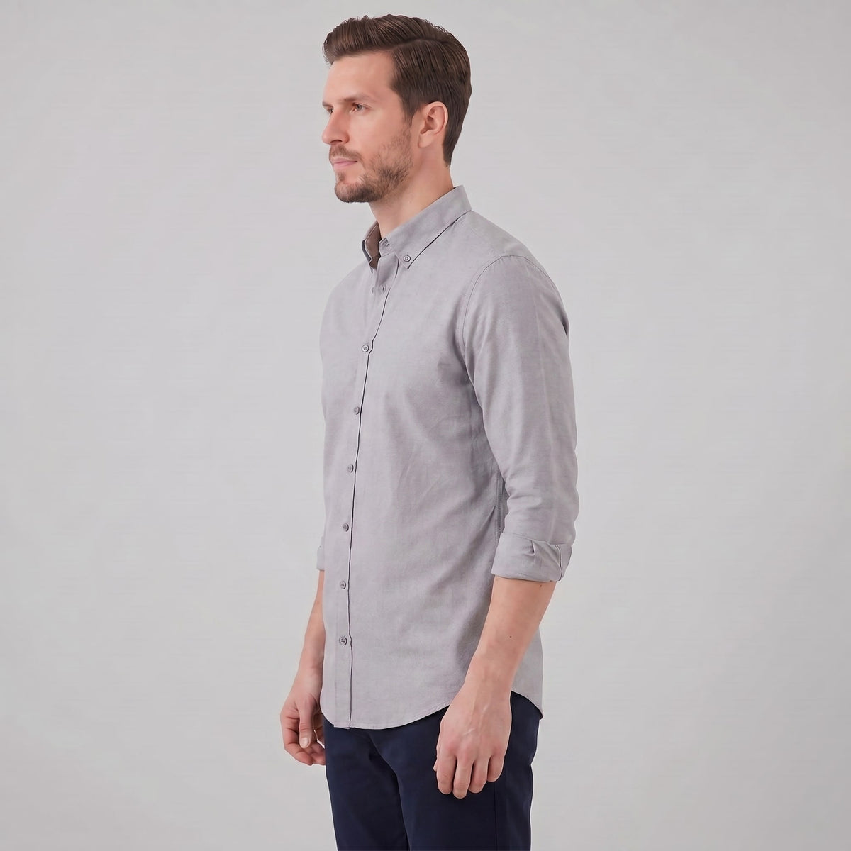 Herren Oxfordhemd Button-Down Regular Fit | Ingo