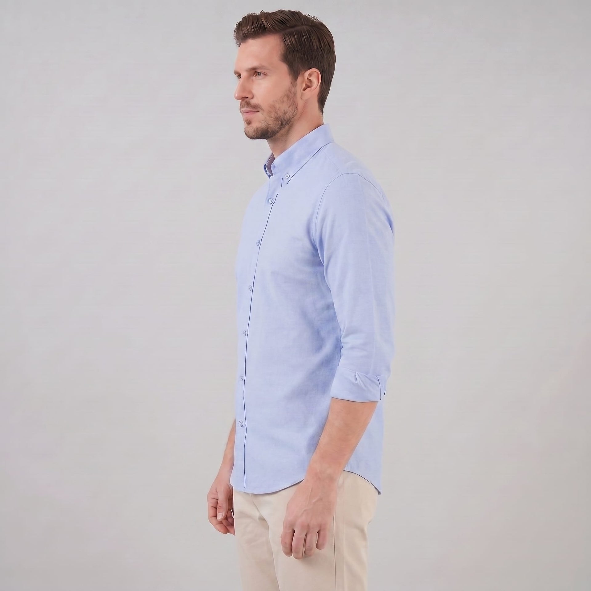 Herren Oxfordhemd Button-Down Regular Fit | Ingo