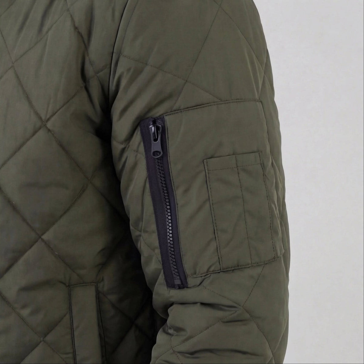 Herren Steppjacke im Bomber-Schnitt mit Rippbündchen | Walter